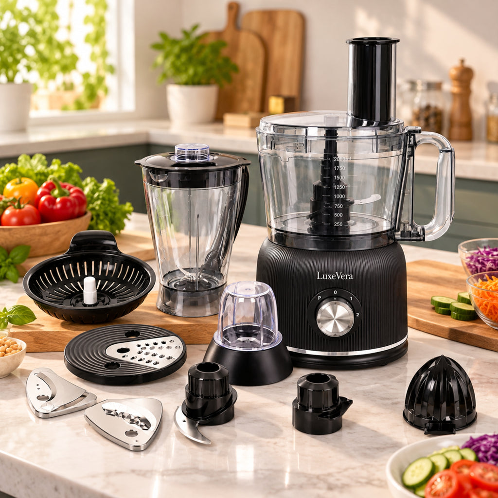 8-in-1 Multifunction Food Processor (1500W)